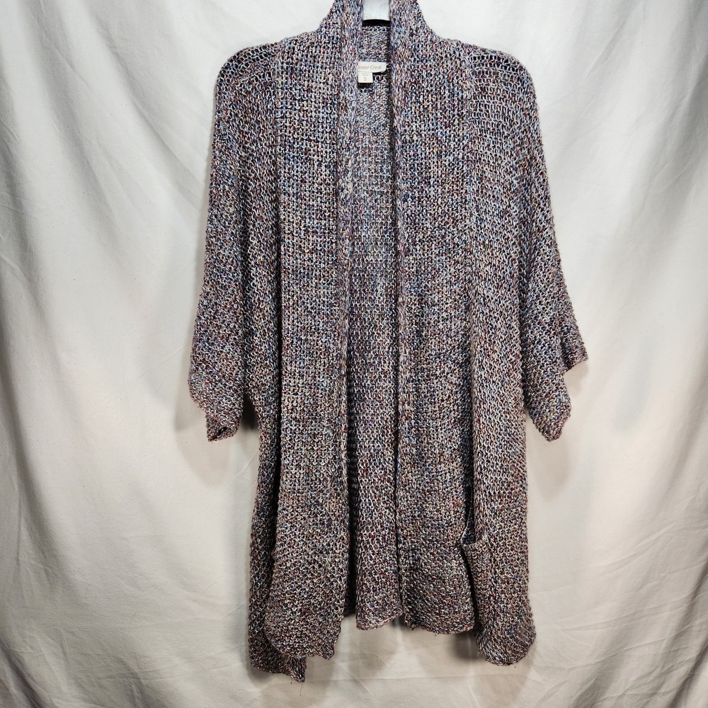 Coldwater Creek Womens‎ Cardigan Sweater Tunic Size 16 XL Multicolor